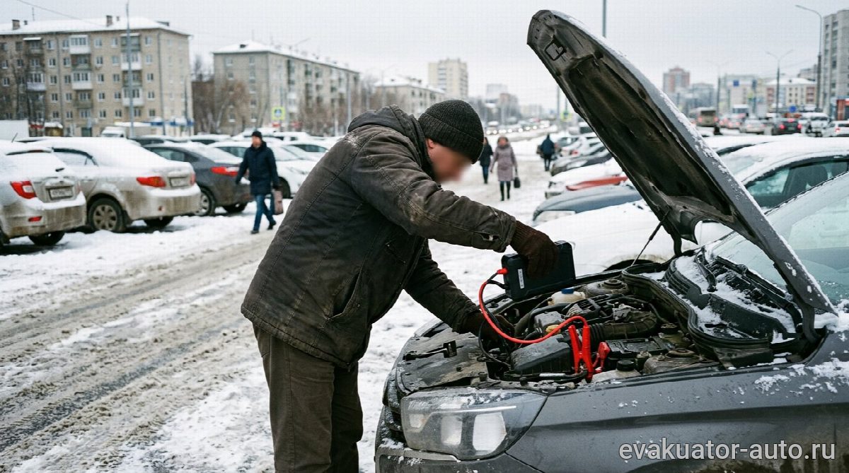 Компактный бустер для запуска двигателя