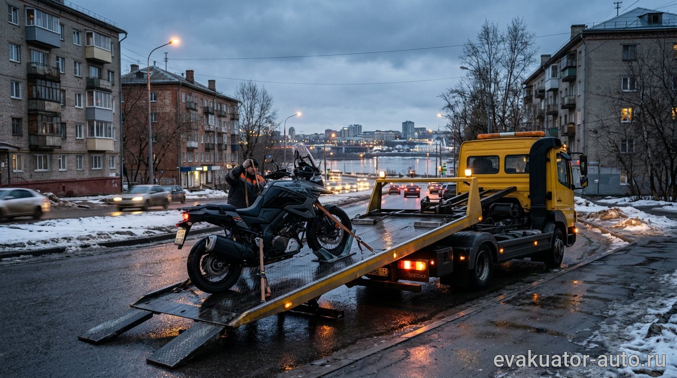 Эвакуатор для мотоцикла в Нижнем Новгороде