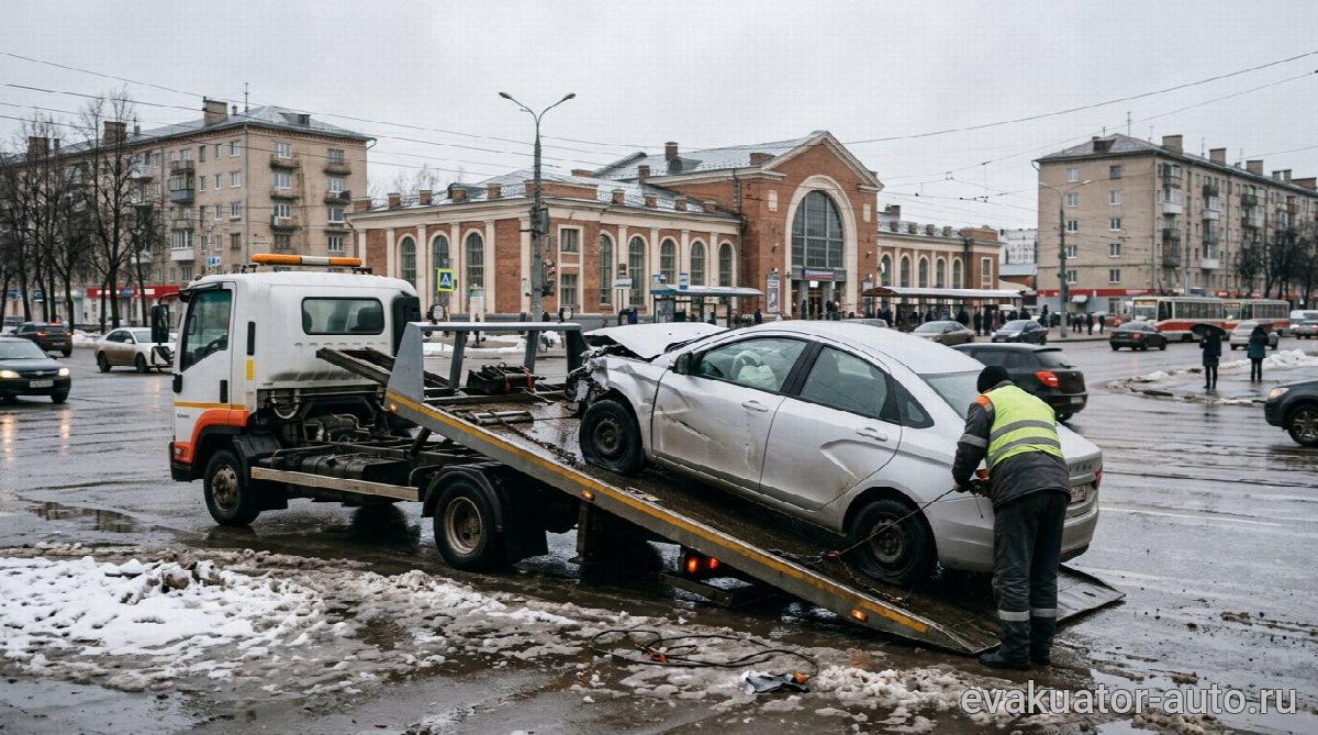 Эвакуация после ДТП в Канавинском районе - как это было