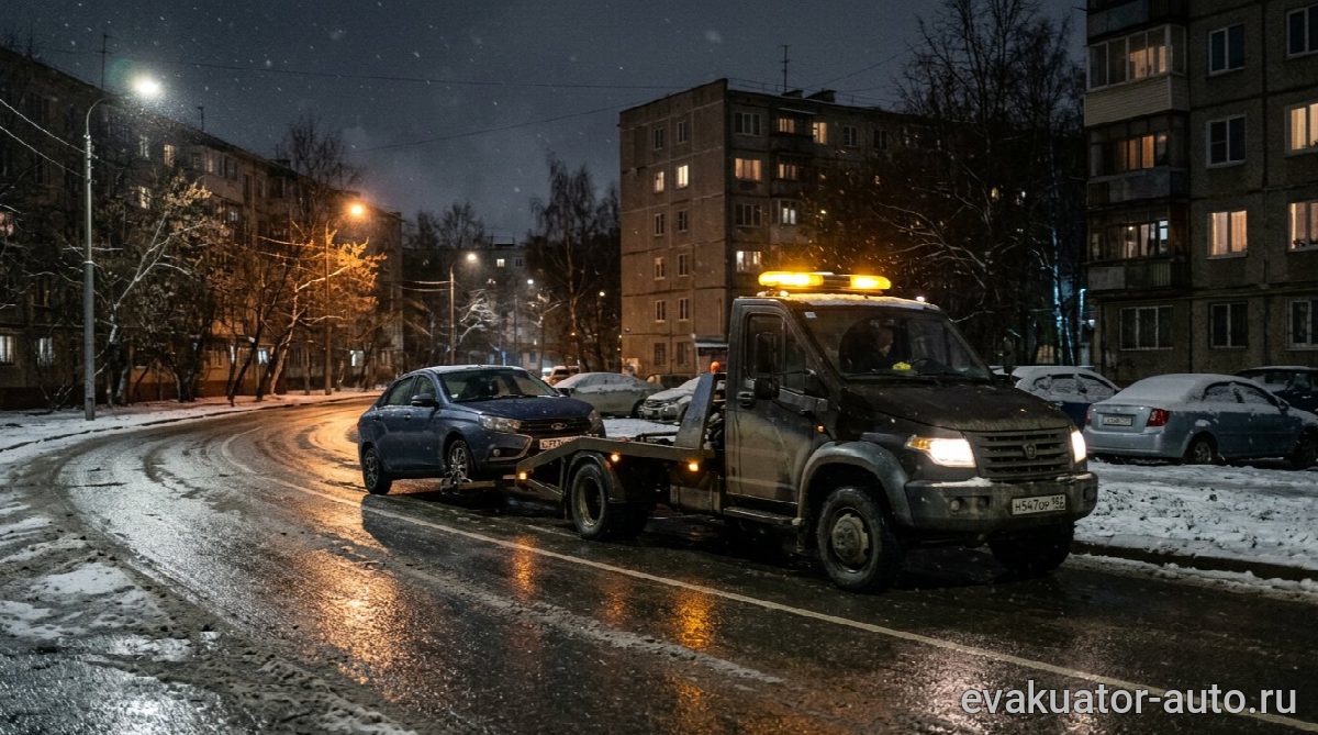 Эвакуатор круглосуточно в Нижнем Новгороде: как работает ночной вызов