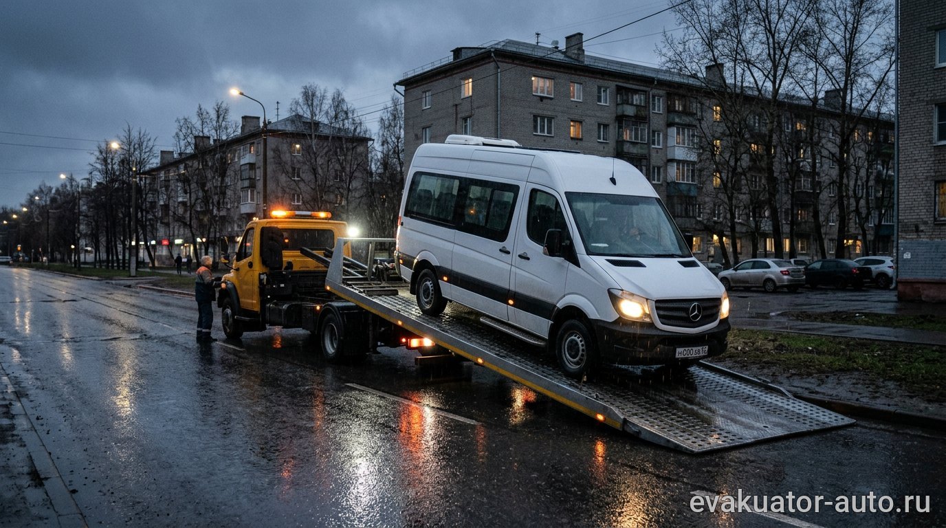 Эвакуатор микроавтобуса в Нижнем Новгороде