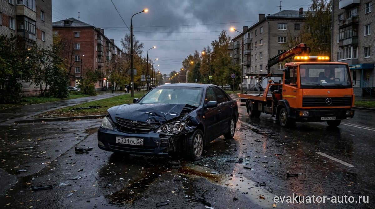 Эвакуатор после ДТП: когда он обязателен