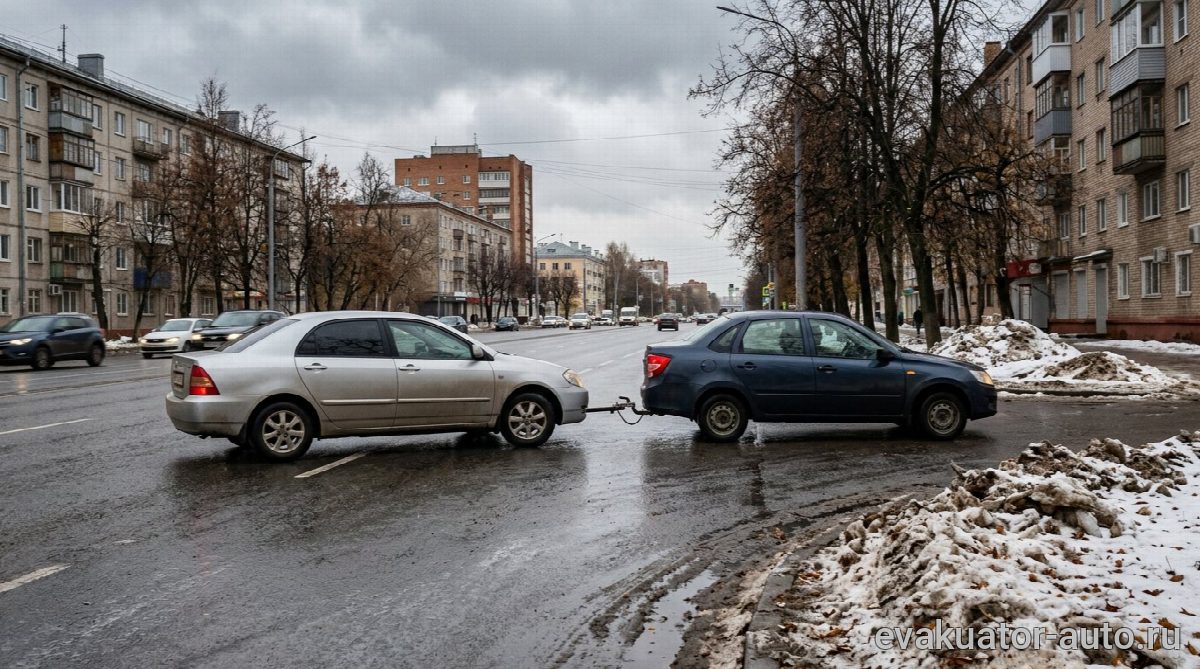 Как буксировать автомобиль