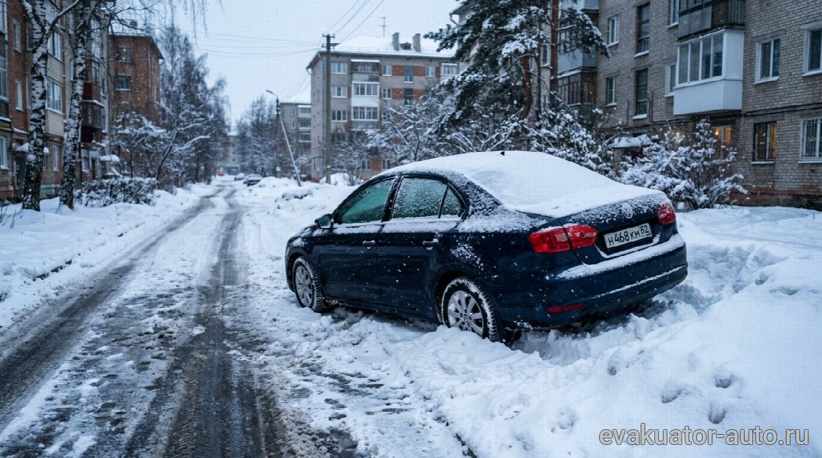 Машина застряла в снегу: что делать прямо сейчас