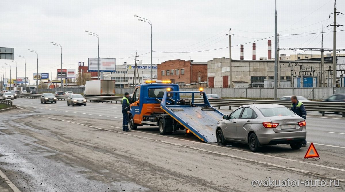 Эвакуатор на Московском шоссе в Нижнем Новгороде