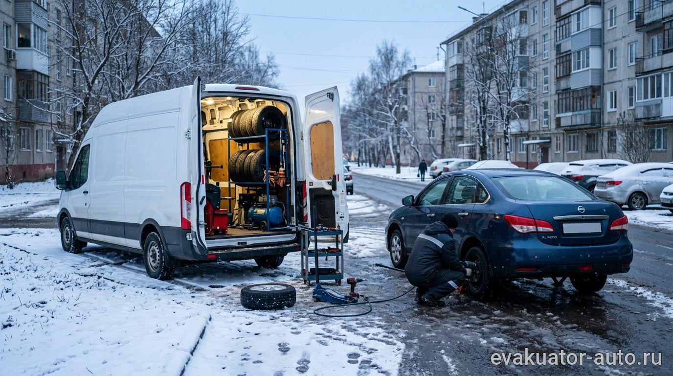 Выездной шиномонтаж в Нижнем Новгороде