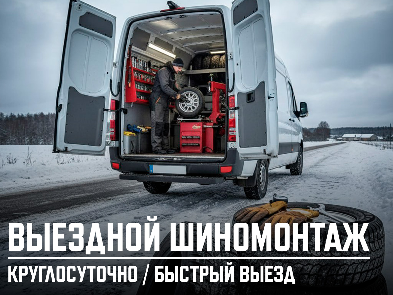 Выездной шиномонтаж в Нижнем Новгороде